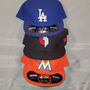 3 new era fitted hats bundle